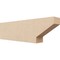 Ekena Millwork 4in. W x 8in. H x 28in. L Clemmons Woodgrain TimberThane Rafter Tail, Primed Tan RFTUR04X08X28CLERCPR - alternate 1